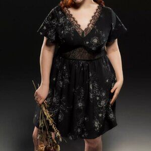 Nightfall Babydoll Mini Dress